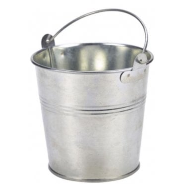 Chip Bucket Galvanised 5" (12cm) 80cl