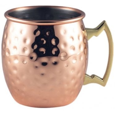 Copper Barrel Mug 40cl / 14oz Hammered