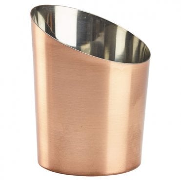Copper Plated Angled Cone 11.6 X 9.5cm