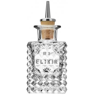 Dash Bottle Elixir No.1 - Square 3.5oz (10cl) (Box Of 24)