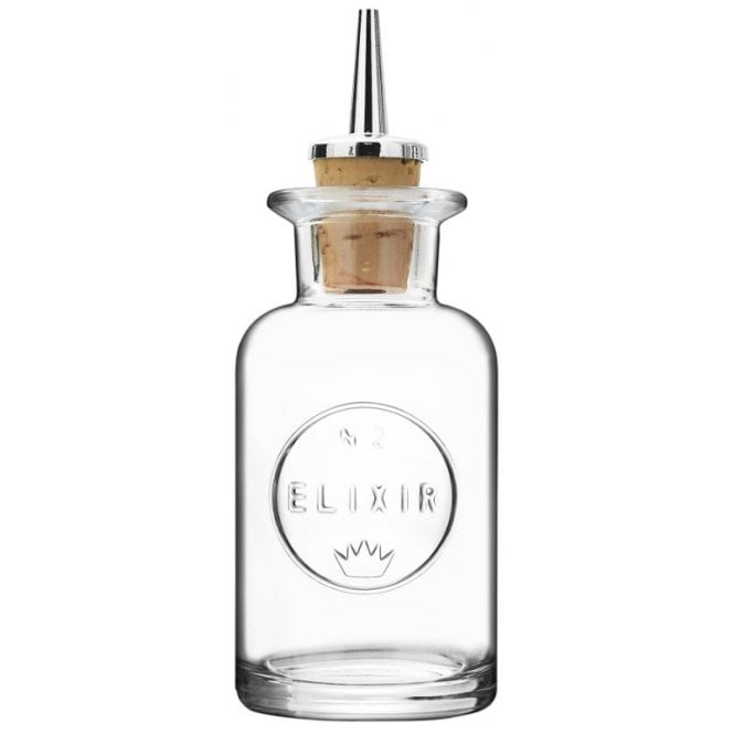 Genware Dash Bottle Elixir No.2 - Round 3.5oz (10cl) (Box Of 24)