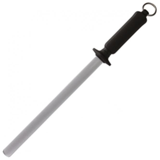 Genware Diamond Sharpening Steel - 25cm / 10