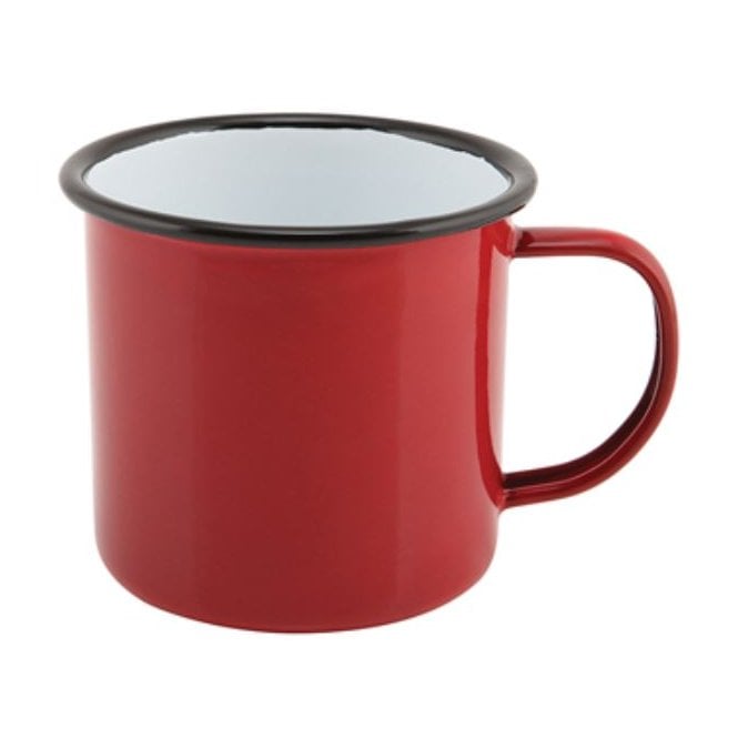 Genware Enamel Mug Red 36cl/12.5oz