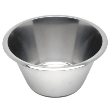 Flat Base 2 Litre 170mm / 7.5" Mixing Bowl 4.5" Deep