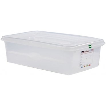 Gastronorm Storage Box 1/1 - 150mm - 21L - C/w Lid (Box Of 6)