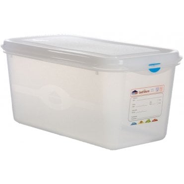 Gastronorm Storage Box 1/3 With Lid - 150mm Deep, 6L Capacity (Box Of 6)