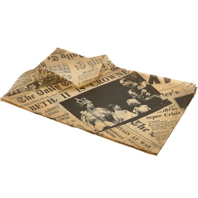 Genware Greaseproof Paper Brown 25 X 35 Cm (1000 Sheets)