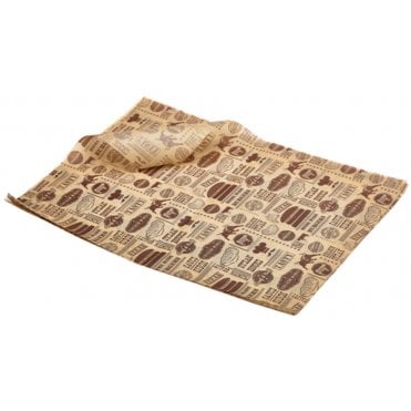Greaseproof Paper Steak House Design 25 X 35 Cm (1000 Sheets)
