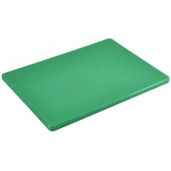 Genware Green Cutting Board 18x12x0.5