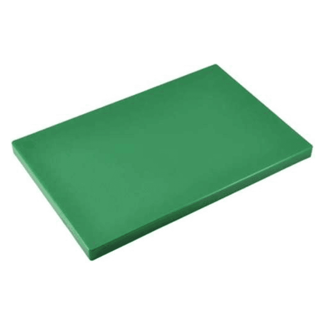 Genware Green Cutting Board 18x12x1