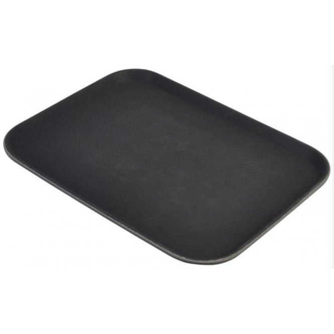 Genware Griptite Tray Black Rectangular 45x35cm (18x14