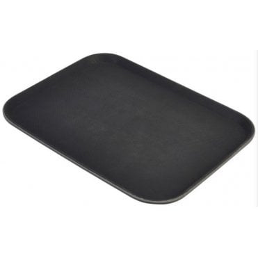 Griptite Tray Black Rectangular 45x35cm (18x14")