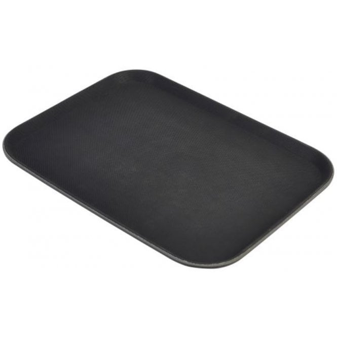 Genware Griptite Tray Black Rectangular 65x45cm (26x18