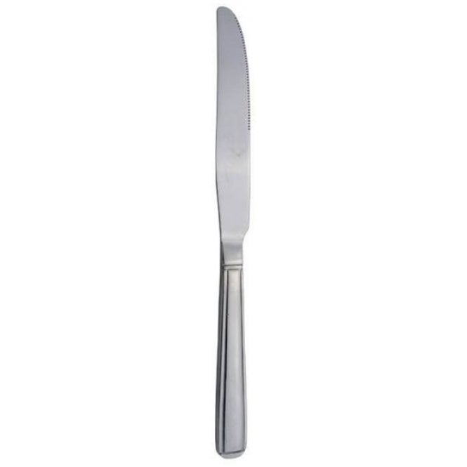 Genware Harley Regal Table Knife Solid Handle 18/10 (Pack Of 12)