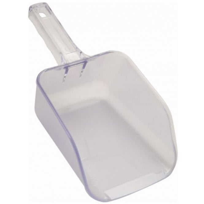Genware Ice Scoop Clear Poly 900ml / 32oz - (28cm / 11