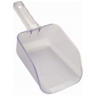 Ice Scoop Clear Poly 900ml / 32oz - (28cm / 11")