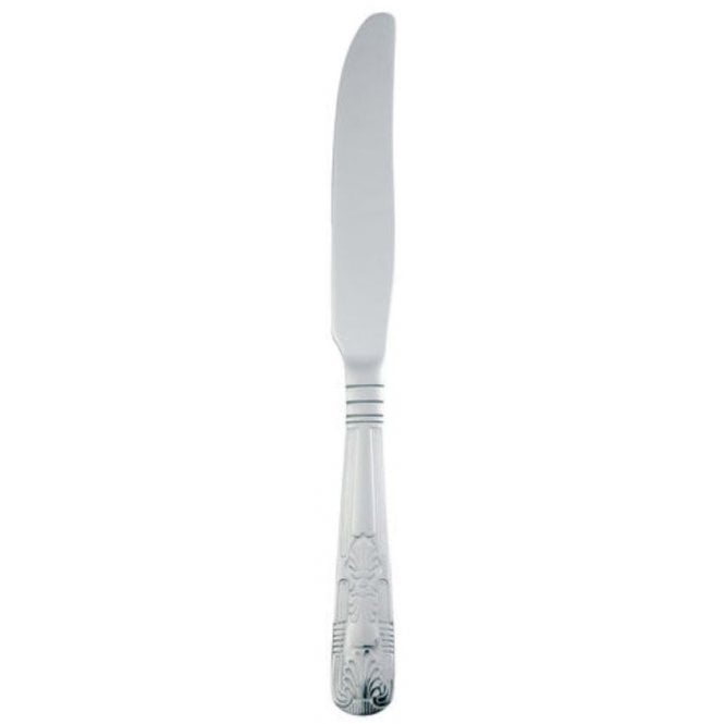 Genware Kings Dessert Knife Solid Handle 18/0 (Pack Of 12)