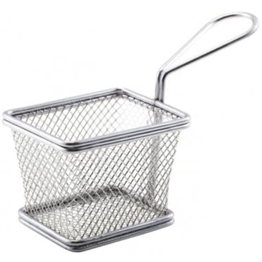 Mini Fry Basket 10 X 8 X 7.5cm Stainless Steel