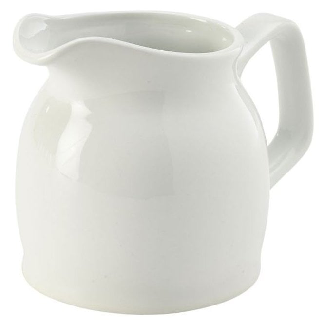 Genware Porcelite 10oz (28cl) Milk Jug (Box Of 6)
