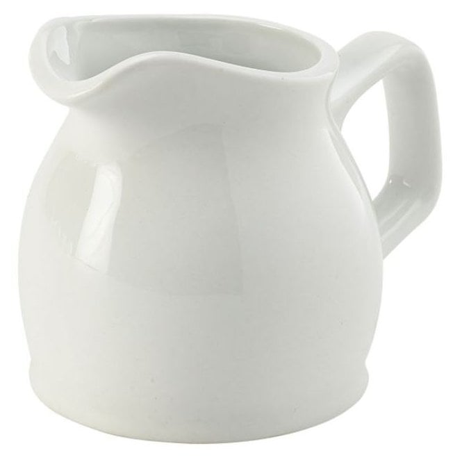 Genware Porcelite 5oz (14cl) Milk Jug (Box Of 6)