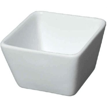 Porcelite 6.4x4.8cm/2.5x2" - (3.5oz) Square Dish (Box Of 6)
