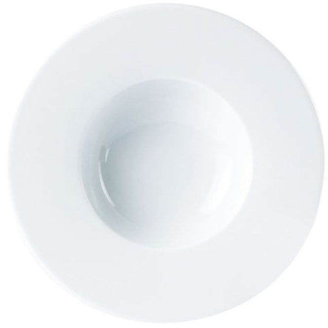 Genware Porcelite Wide Rim Pasta Plate 30cm/12