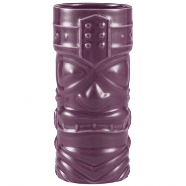Purple Tiki Mug 40cl/14oz 16.5x7.5cm (Box Of 12)