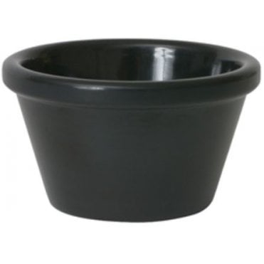 Ramekin Plain Black 50ml / 2oz Melamine (Box Of 12)