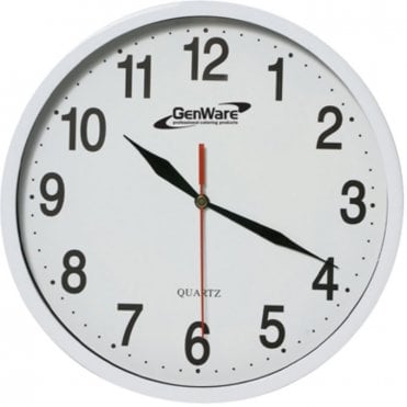 Standard White Kitchen Clock