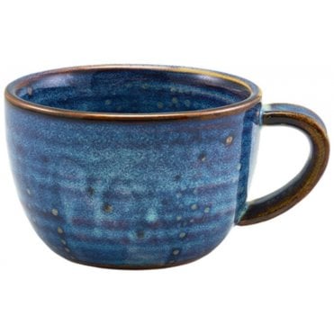 Terra Porcelain Aqua Blue Coffee Cup 28.5cl/10oz (Box Of 6)