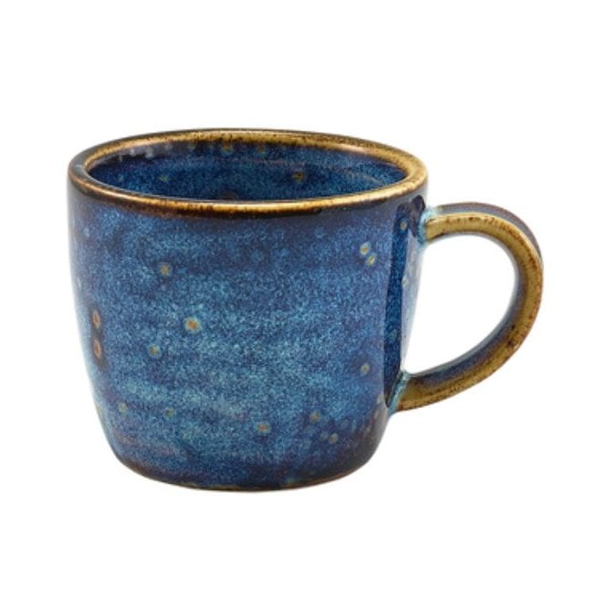 Genware Terra Porcelain Aqua Blue Espresso Cup 9cl/3oz (Box Of 6)