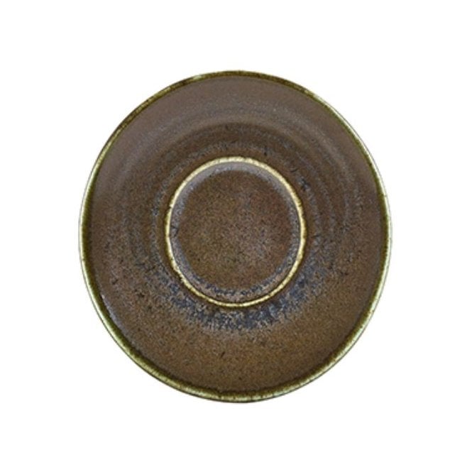 Genware Terra Porcelain Black Saucer 11.5cm (Box Of 6)