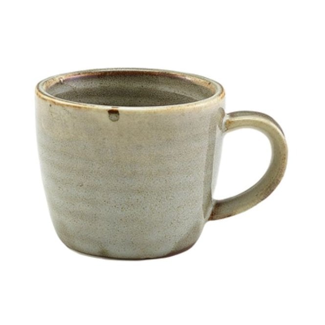 Genware Terra Porcelain Grey Espresso Cup 9cl/3oz (Box Of 6)