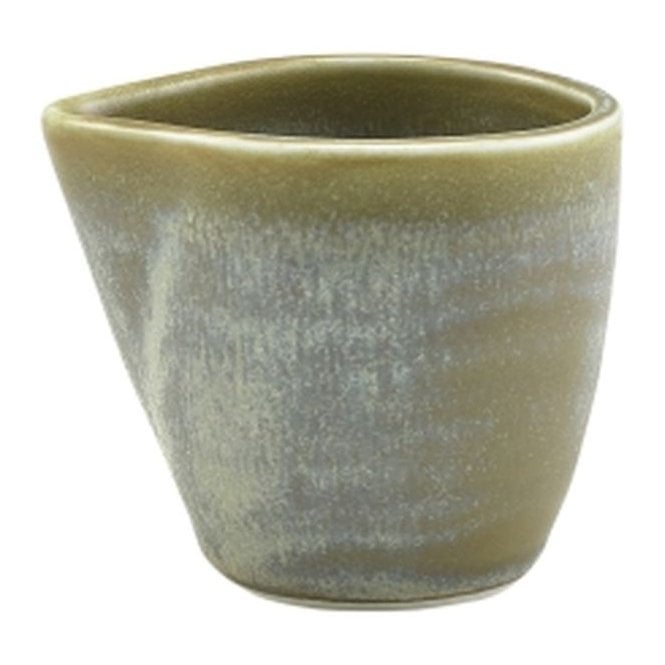 Genware Terra Porcelain Matt Grey Jug 9cl/3oz (Box Of 12)