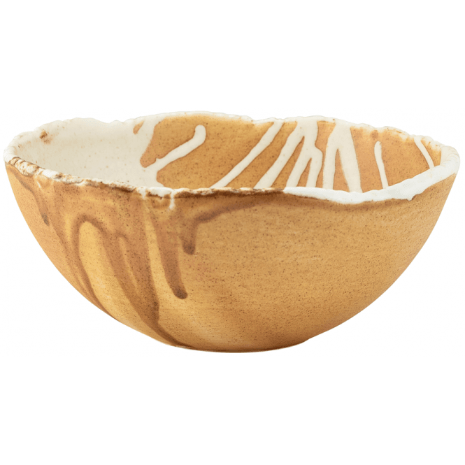 Genware Terra Porcelain Roko Sand Bowl 15cm / 6