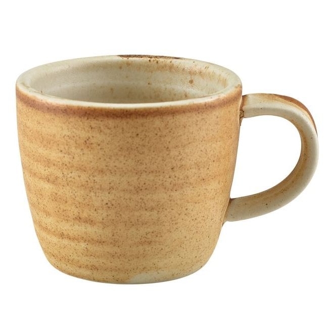 Genware Terra Porcelain Roko Sand Espresso Cup 9cl / 3oz (Box of 6)