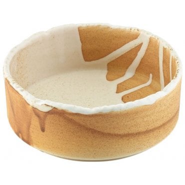 Terra Porcelain Roko Sand Presentation Bowl 13cm/ 5" (Box of 4)