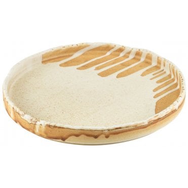 Terra Porcelain Roko Sand Presentation Plate 21 cm/ 8" (Box of 4)