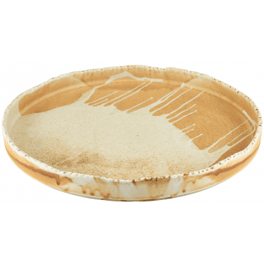 Terra Porcelain Roko Sand Presentation Plate 28cm / 11" (Box of 4)