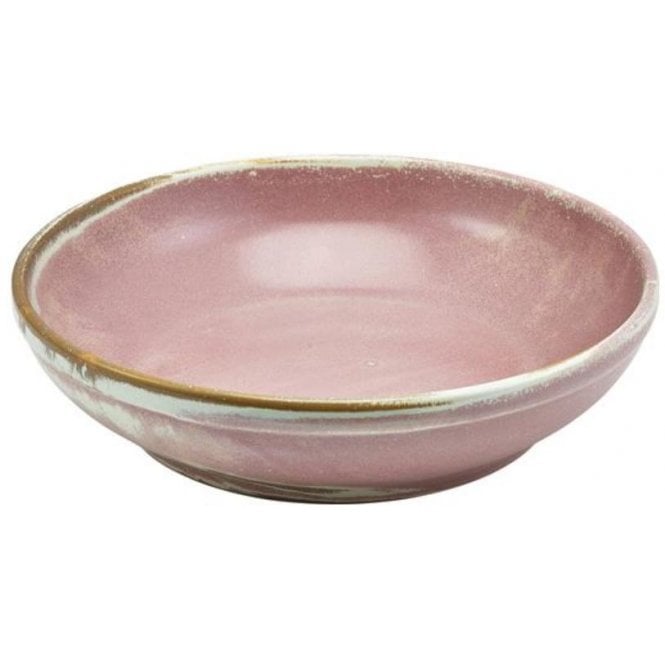 Genware Terra Porcelain Rose Coupe Bowl 23cm (Box Of 12)