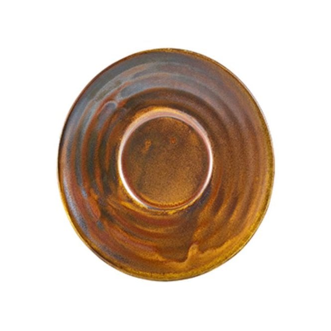 Genware Terra Porcelain Rustic Copper Saucer 11.5cm (Box Of 6)