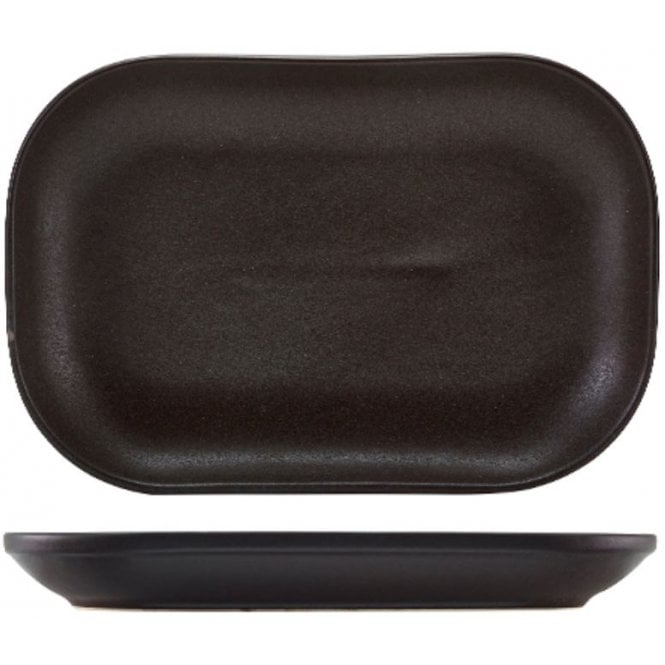 Genware Terra Stoneware Antigo Rect. Plate 24 X 16.5cm (Box Of 6)