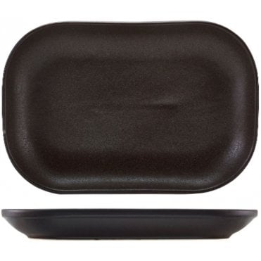 Terra Stoneware Antigo Rect. Plate 29 X 19.5cm (Box Of 6)