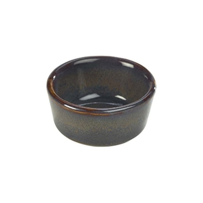 Genware Terra Stoneware Rustic Blue Ramekin 1.5oz / 45 Ml (Box Of 12)