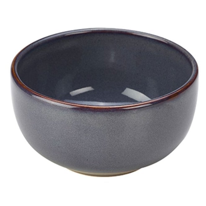 Genware Terra Stoneware Rustic Blue Round Bowl12.5 Cm (Box Of 12)