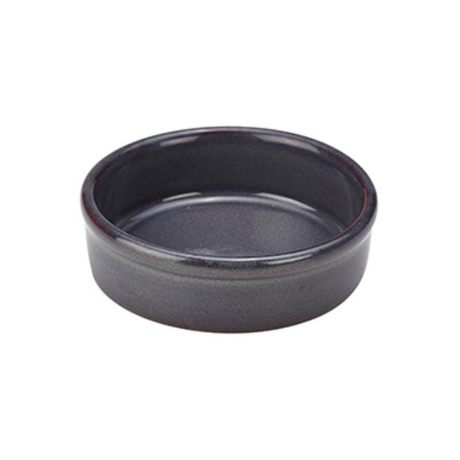 Genware Terra Stoneware Rustic Blue Tapas Dish 10 Cm (Box Of 12)
