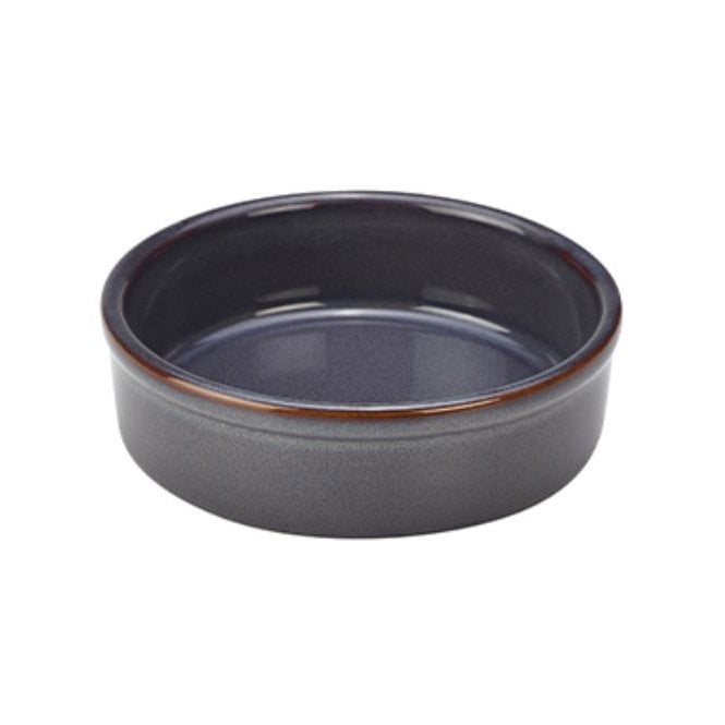 Genware Terra Stoneware Rustic Blue Tapas Dish 14.5 Cm (Box Of 12)