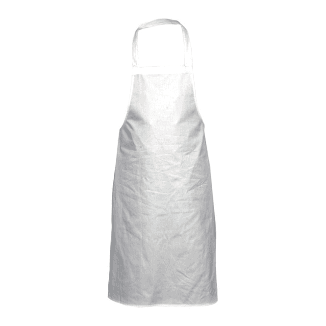 Genware White Cotton Bib  Apron 91x102cm / 36x40