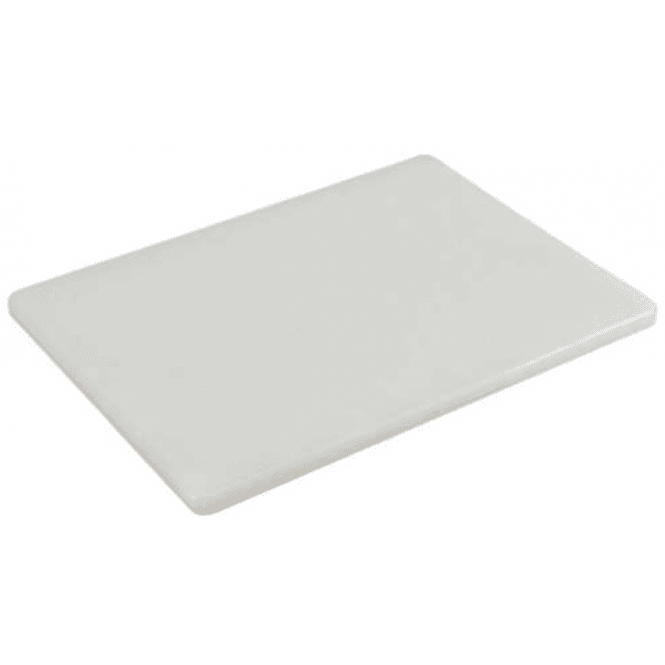 Genware White Cutting Board 18x12x0.5