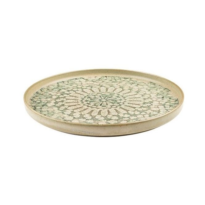 In Situ Esmeralda Straight Rimmed Plate 25cm / 9.8